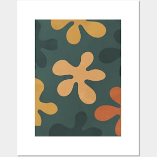 Abstract Tropical Floral 2 Posters and Art